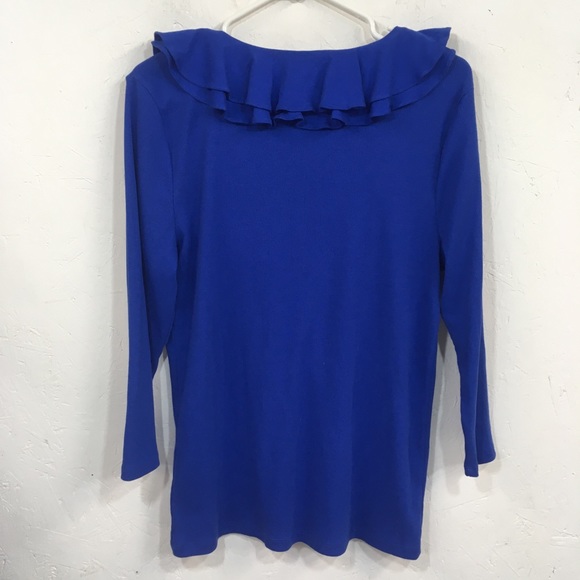 Lauren Ralph Lauren Ruffle Top - Picture 4 of 11